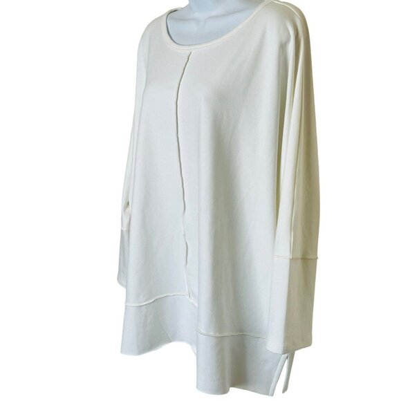 Spanx Perfect Length Top Dolman 3/4 Sleeve Ivory - Picture 14 of 14